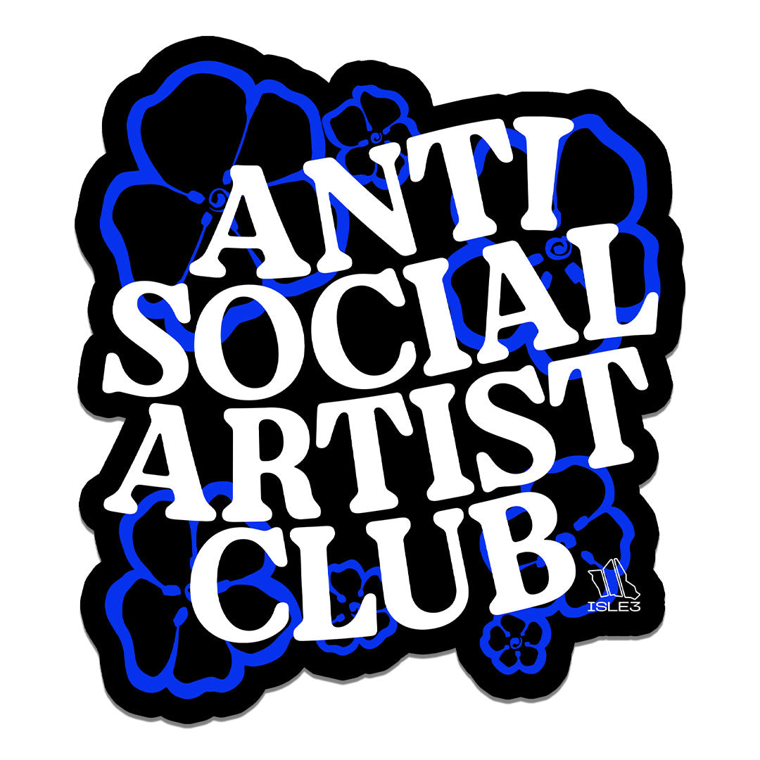 Anti Social Artist Club Sticker