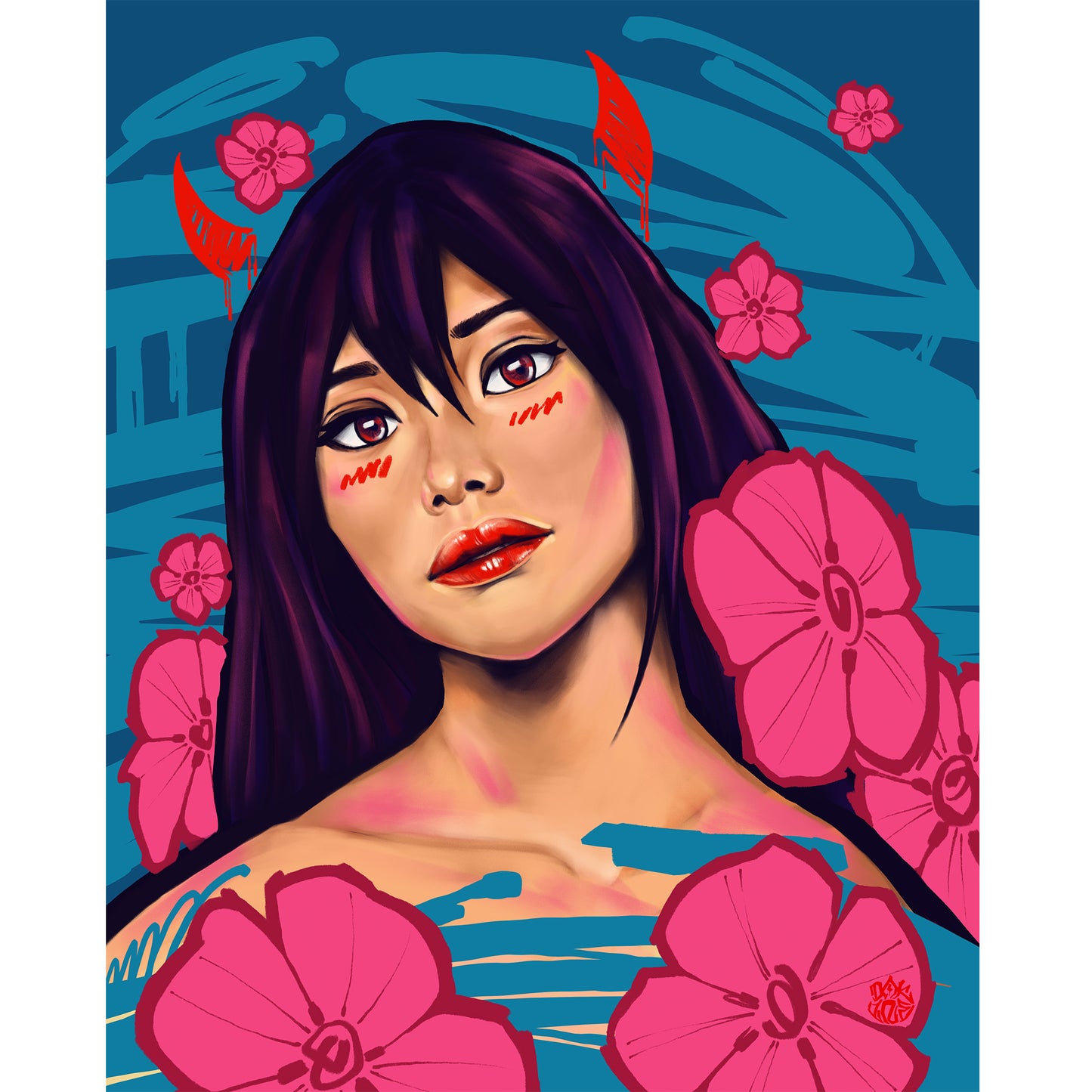 Devil Gurl Print