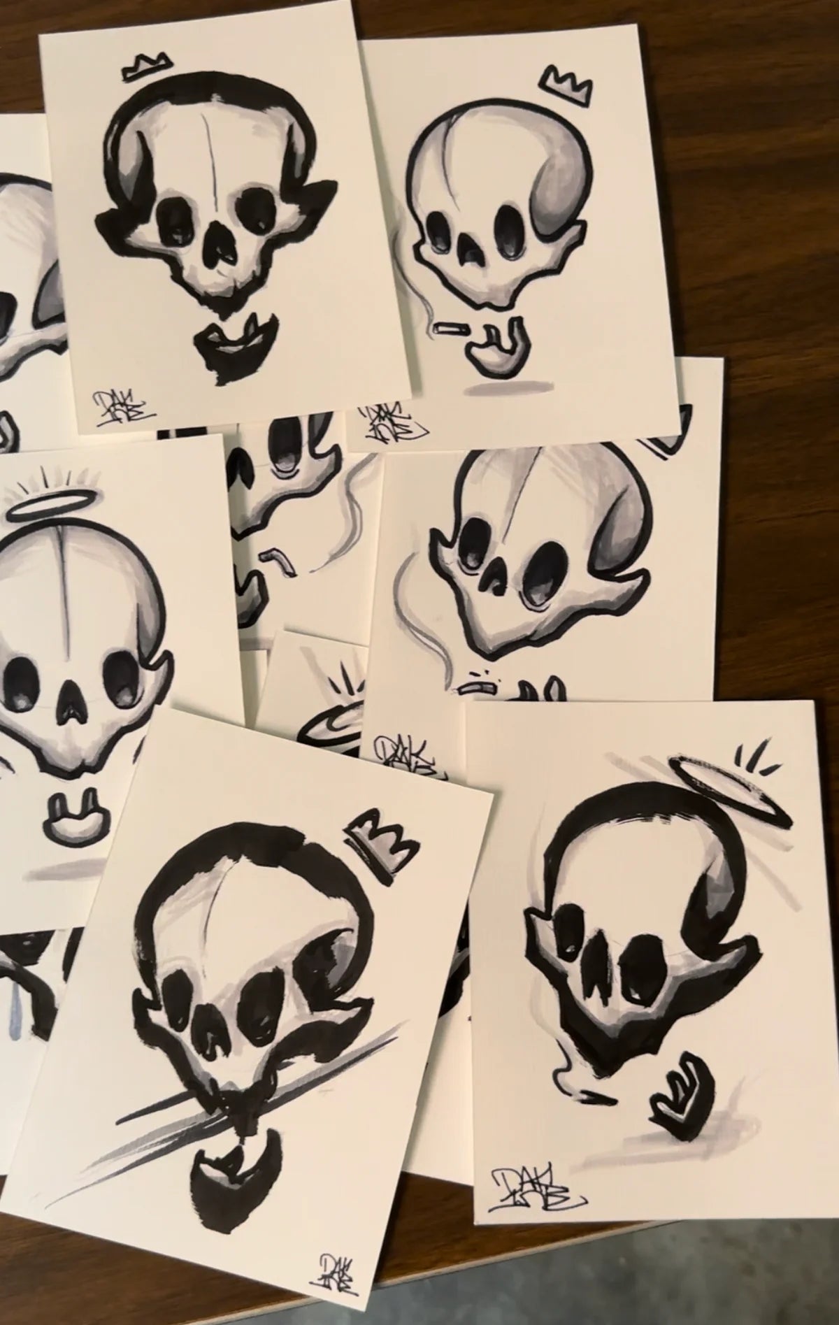 Skull Drawings