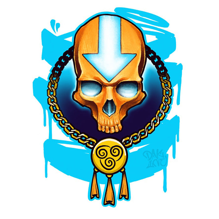 Avatar Skull Sticker