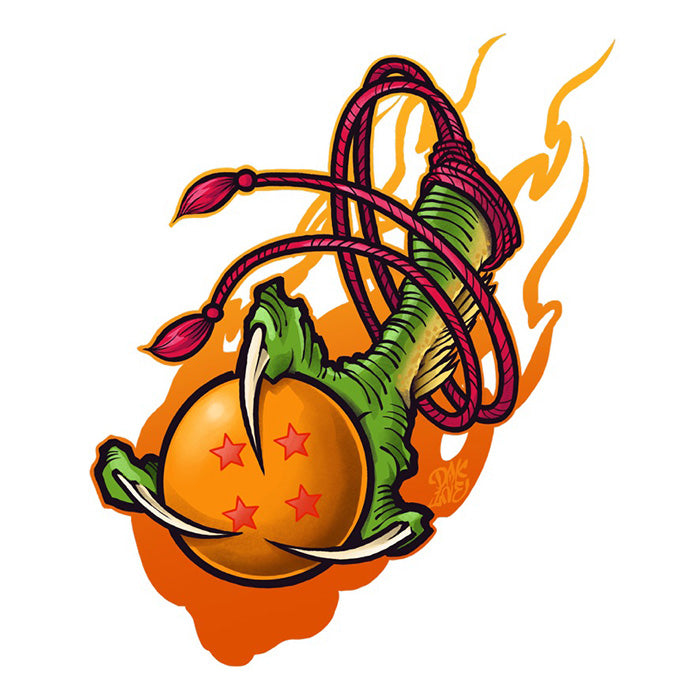 DragonBall Claw Sticker