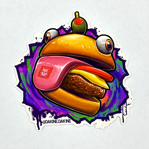 Durrrburger Sticker