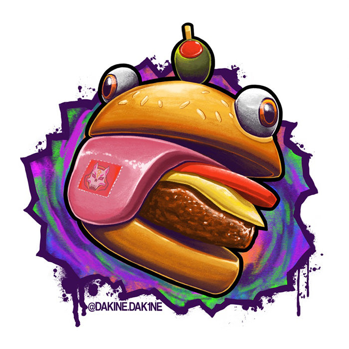 Durrrburger Sticker